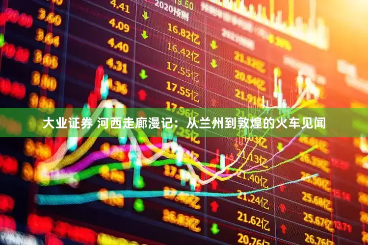 大业证券 河西走廊漫记：从兰州到敦煌的火车见闻